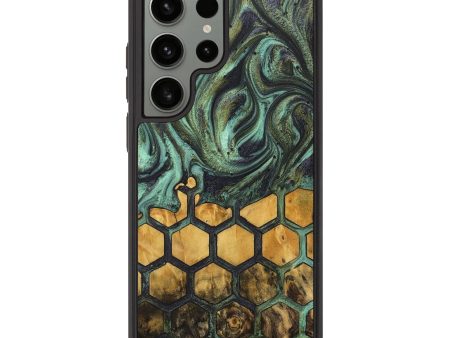 Galaxy S23 Ultra Wood+Resin Phone Case - Elijah (Pattern, 713699) Cheap