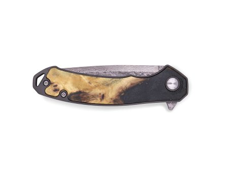 EDC Wood+Resin Pocket Knife - Alison (Wood Burl, 713294) Supply