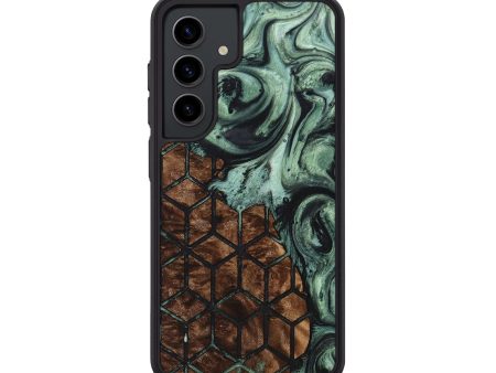 Galaxy S24 Wood+Resin Phone Case - Agnes (Pattern, 714148) Supply