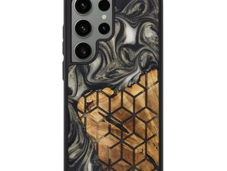 Galaxy S24 Ultra Wood+Resin Phone Case - Billie (Pattern, 714617) For Sale