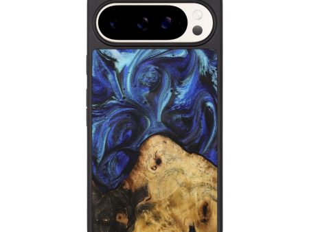 Pixel 9 Pro XL Wood+Resin Phone Case - Luciana (Blue, 715061) Online Sale