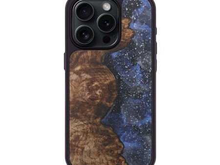 iPhone 15 Pro Wood+Resin Phone Case - Adeline (Cosmos, 715995) Online