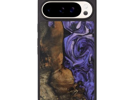 Pixel 9 Pro XL Wood+Resin Phone Case - Halle (Purple, 715086) on Sale