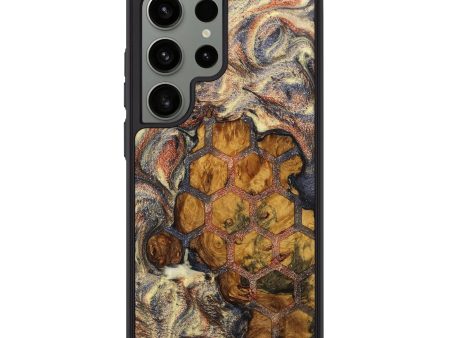 Galaxy S24 Ultra Wood+Resin Phone Case - Breanna (Pattern, 711556) Online