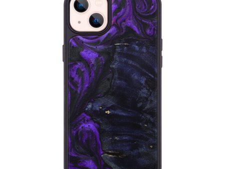 iPhone 14 Plus Wood+Resin Phone Case - Jerry (Purple, 713914) Supply