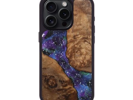 iPhone 15 Pro Wood+Resin Phone Case - Alma (Cosmos, 715286) Online now