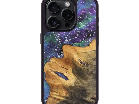 iPhone 15 Pro Wood+Resin Phone Case - Kade (Cosmos, 715299) Supply