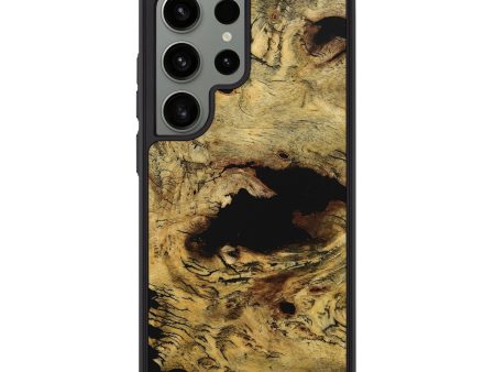 Galaxy S24 Ultra Wood+Resin Phone Case - Amara (Wood Burl, 713003) For Cheap