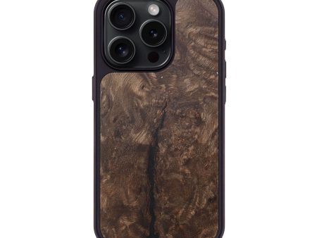 iPhone 15 Pro Wood+Resin Phone Case - Silas (Wood Burl, 715555) Discount