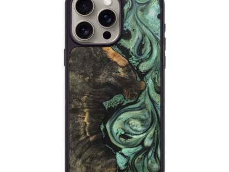 iPhone 15 Pro Max Wood+Resin Phone Case - Ashton (Green, 716044) Online