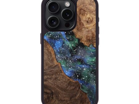 iPhone 15 Pro Wood+Resin Phone Case - Amie (Cosmos, 715023) For Cheap