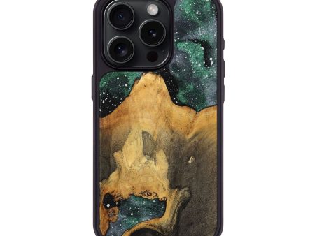 iPhone 15 Pro Wood+Resin Phone Case - Sydney (Cosmos, 714847) For Sale