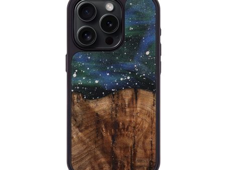 iPhone 15 Pro Wood+Resin Phone Case - Aaron (Cosmos, 714337) Discount