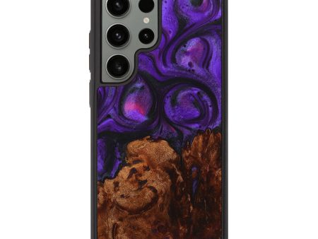 Galaxy S23 Ultra Wood+Resin Phone Case - Regina (Purple, 713910) Online