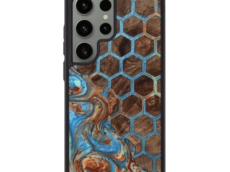 Galaxy S24 Ultra Wood+Resin Phone Case - Sutton (Pattern, 712673) Cheap