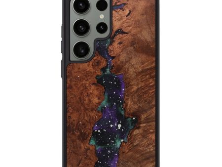 Galaxy S24 Ultra Wood+Resin Phone Case - Cyrus (Cosmos, 713841) For Cheap