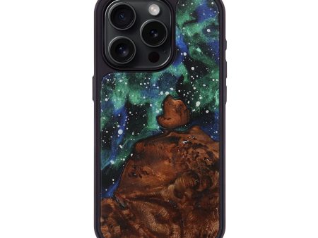 iPhone 15 Pro Wood+Resin Phone Case - Trisha (Cosmos, 711464) For Discount