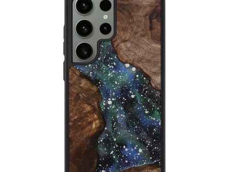 Galaxy S24 Ultra Wood+Resin Phone Case - Adrienne (Cosmos, 715032) For Sale