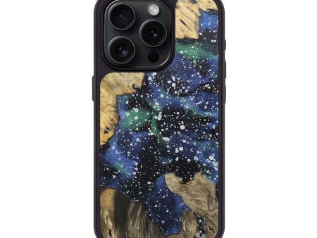 iPhone 15 Pro Wood+Resin Phone Case - Briella (Cosmos, 715291) Discount