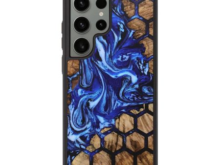 Galaxy S23 Ultra Wood+Resin Phone Case - Ollie (Pattern, 715567) For Cheap