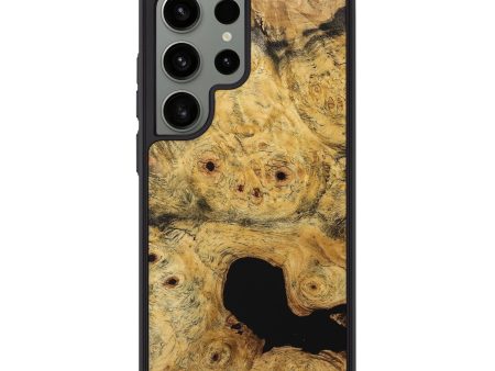 Galaxy S24 Ultra Wood+Resin Phone Case - Trisha (Wood Burl, 714129) Hot on Sale