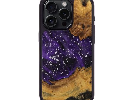 iPhone 15 Pro Wood+Resin Phone Case - Royalty (Cosmos, 712407) Online