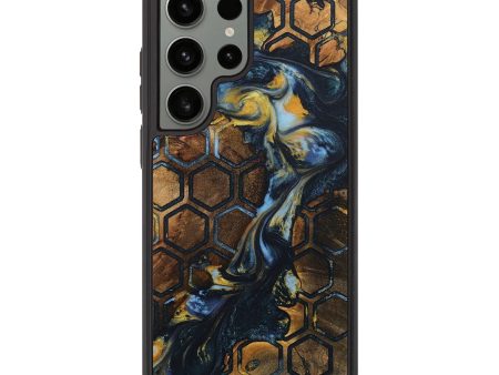 Galaxy S23 Ultra Wood+Resin Phone Case - Logan (Pattern, 713963) For Cheap