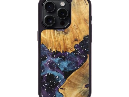 iPhone 15 Pro Wood+Resin Phone Case - Ervin (Cosmos, 715275) Discount