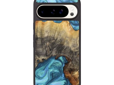 Pixel 9 Pro Wood+Resin Phone Case - Jaiden (Blue, 716027) Online