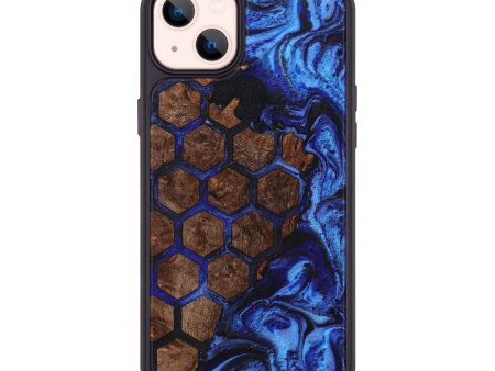 iPhone 14 Plus Wood+Resin Phone Case - Harper (Pattern, 713434) Cheap