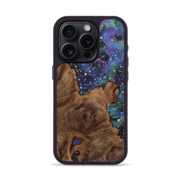 iPhone 15 Pro Wood+Resin Phone Case - Lincoln (Cosmos, 715284) Online Sale