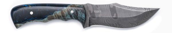 Carved Damascus Hunting Knife #10561 Hot on Sale