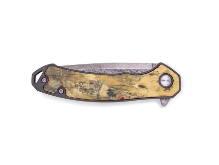 EDC Wood+Resin Pocket Knife - Anita (Wood Burl, 713281) For Cheap