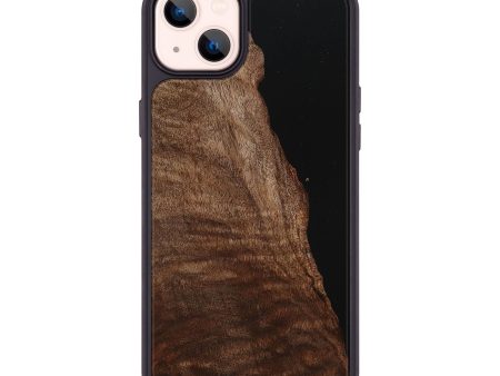 iPhone 14 Plus Wood+Resin Phone Case - Devon (Pure Black, 712656) Sale