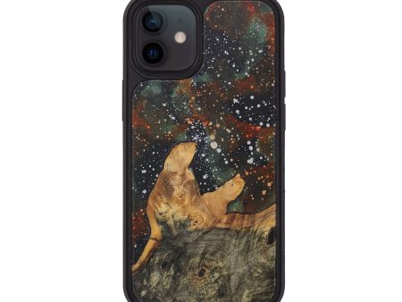 iPhone 12 Wood+Resin Phone Case - Jazmin (Cosmos, 715990) Online Hot Sale