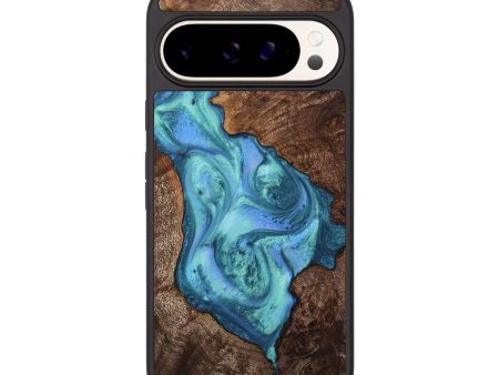 Pixel 9 Pro Wood+Resin Phone Case - Stella (Blue, 716023) Cheap