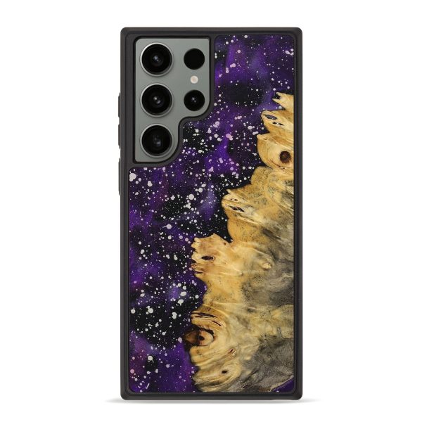 Galaxy S23 Ultra Wood+Resin Phone Case - Aitana (Cosmos, 714178) Cheap