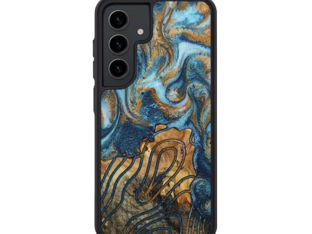 Galaxy S24 Wood+Resin Phone Case - Aiden (Pattern, 715574) For Cheap