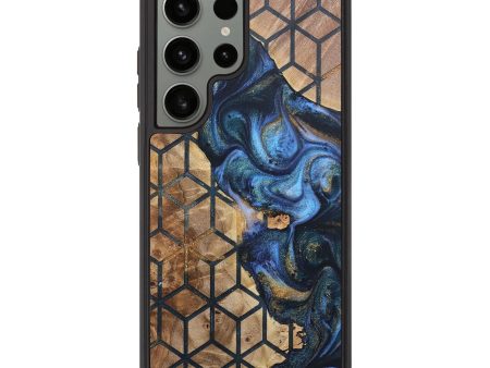 Galaxy S23 Ultra Wood+Resin Phone Case - Leah (Pattern, 715253) Discount