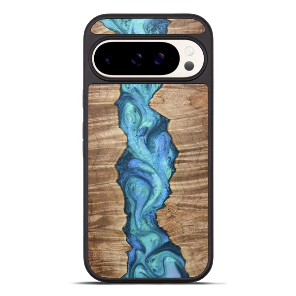 Pixel 9 Pro XL Wood+Resin Phone Case - Ariel (Blue, 716037) Online Sale