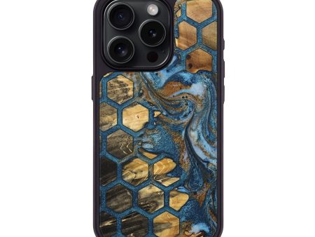 iPhone 15 Pro Wood+Resin Phone Case - Stacy (Pattern, 715596) Online now