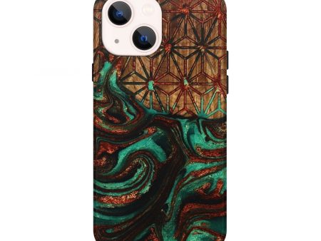 iPhone 13 Wood+Resin Live Edge Phone Case - Effie (Pattern, 715846) Discount