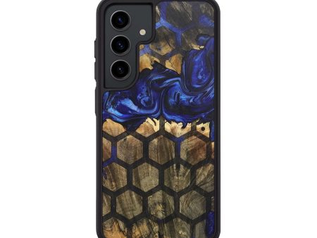 Galaxy S24 Wood+Resin Phone Case - Alex (Pattern, 715314) For Discount