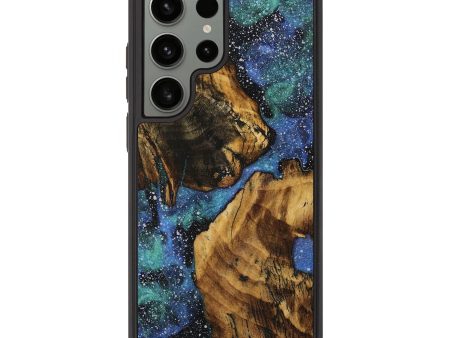 Galaxy S23 Ultra Wood+Resin Phone Case - Maliyah (Cosmos, 711861) For Sale