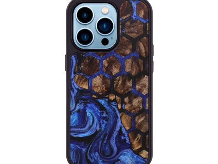 iPhone 14 Pro Wood+Resin Phone Case - Annette (Pattern, 711830) Sale