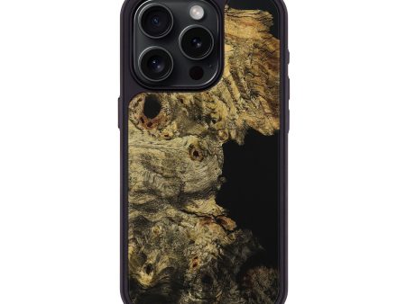 iPhone 15 Pro Wood+Resin Phone Case - Alyssa (Wood Burl, 712508) For Cheap