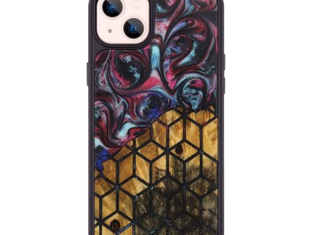 iPhone 14 Plus Wood+Resin Phone Case - Jamie (Pattern, 712211) For Sale