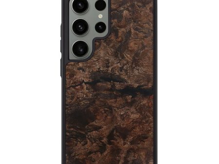 Galaxy S24 Ultra Wood+Resin Phone Case - Curtis (Wood Burl, 712229) For Sale