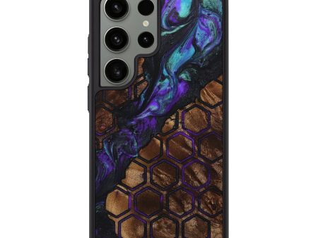 Galaxy S24 Ultra Wood+Resin Phone Case - Wilma (Pattern, 713115) For Sale