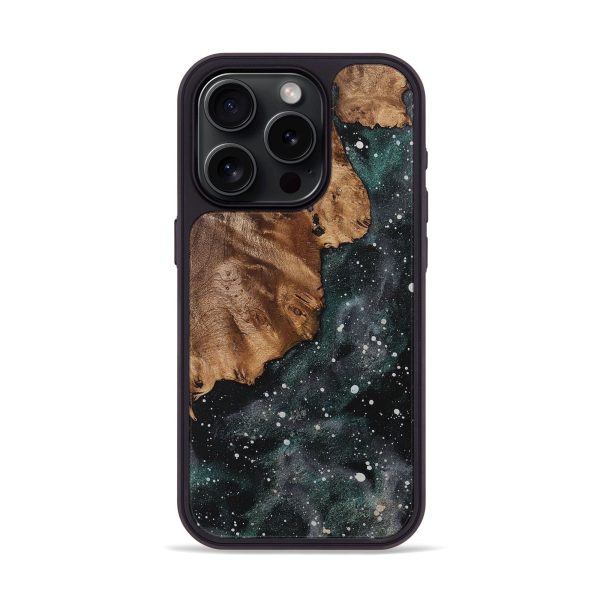 iPhone 15 Pro Wood+Resin Phone Case - Cade (Cosmos, 711428) Online Sale